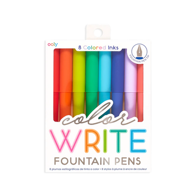 COLOR WRITE FOUNTAIN PENS