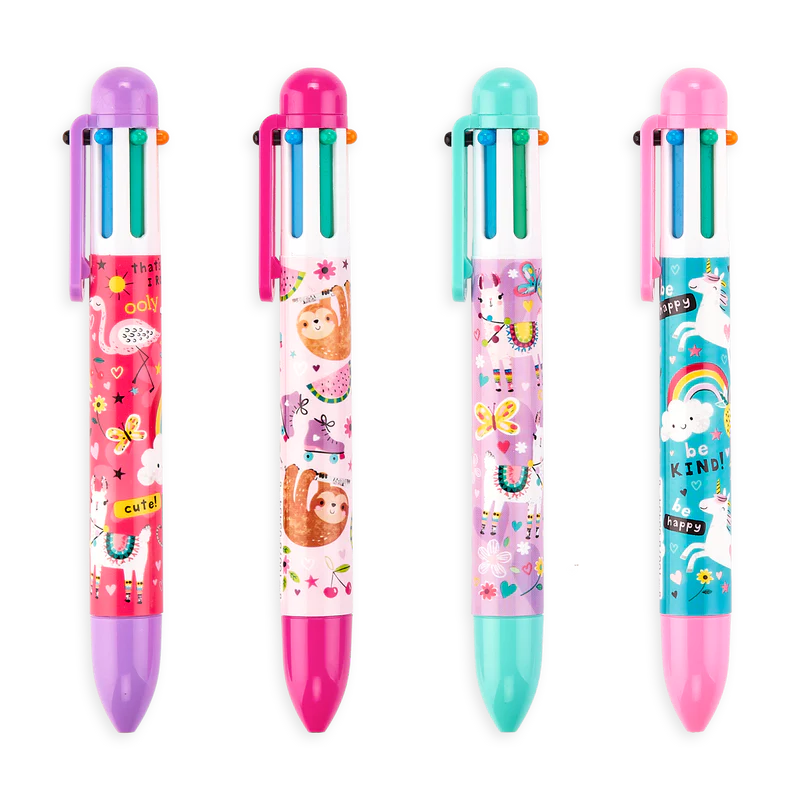 FUNTASTIC FRIENDS 6-CLICK MULTICOLOR PENS