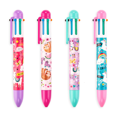 FUNTASTIC FRIENDS 6-CLICK MULTICOLOR PENS