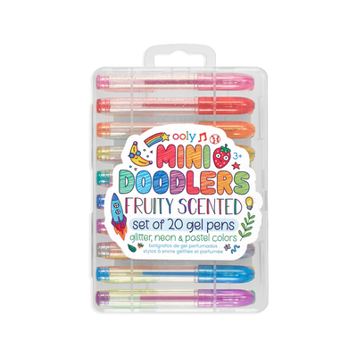 MINI DOODLERS FRUITY SCENTED GEL PENS - 20PC