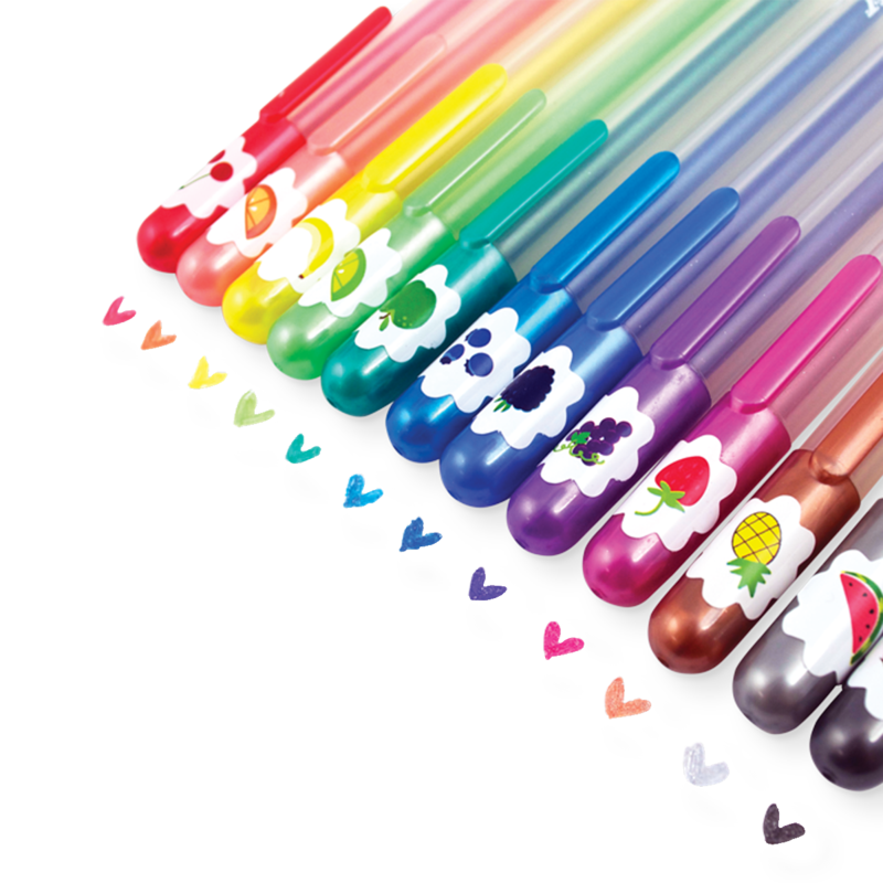 YUMMY YUMMY SCENTED GLITTER GEL PENS