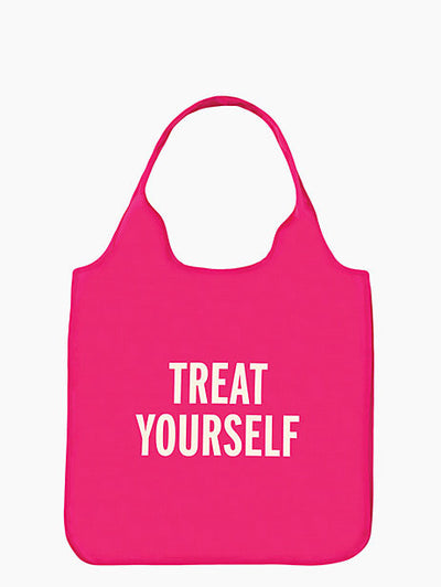 TREAT YOURSELF REUSABLE SHOPPING TOTE