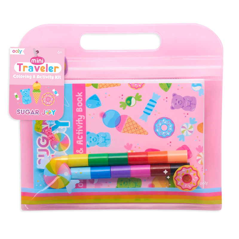 MINI TRAVELER COLORING & ACTIVITY KIT - SUGAR JOY