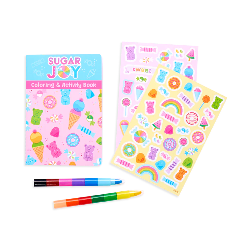 MINI TRAVELER COLORING & ACTIVITY KIT - SUGAR JOY