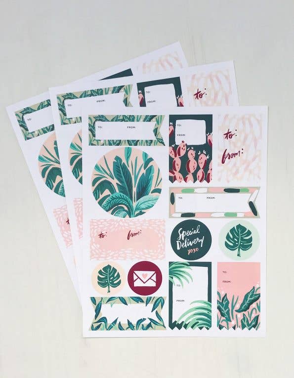 HOT HOUSE GIFT LABELS