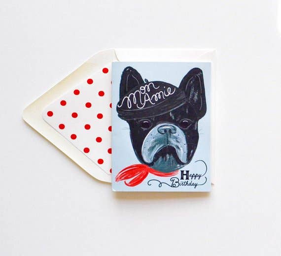 HAPPY BIRTHDAY MON AMI CARD