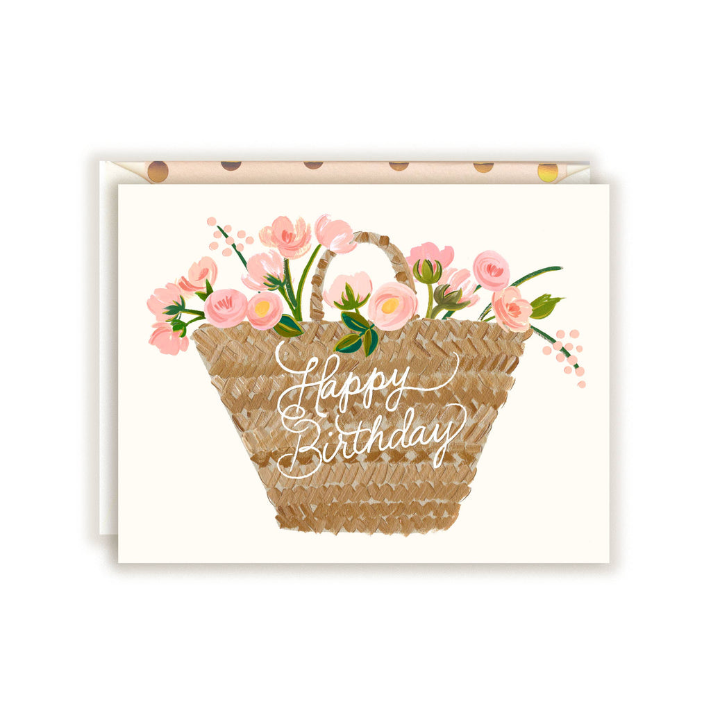 HAPPY BIRTHDAY TOTE CARD