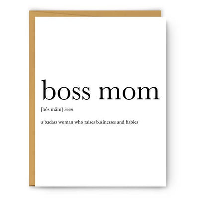 BOSS MOM CARD