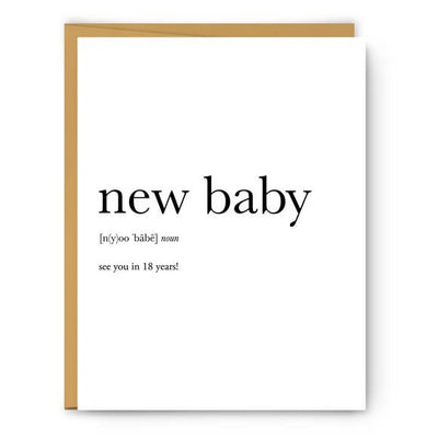 NEW BABY CARD