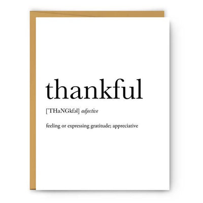 THANKFUL CARD