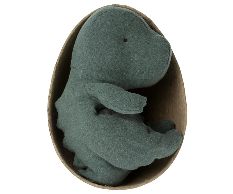 GANTOSAURUS IN EGG, SMALL - DARK PETROL