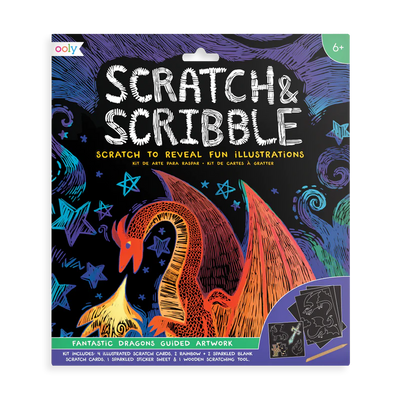 SCRATCH & SCRIBBLE - FANTASTIC DRAGONS