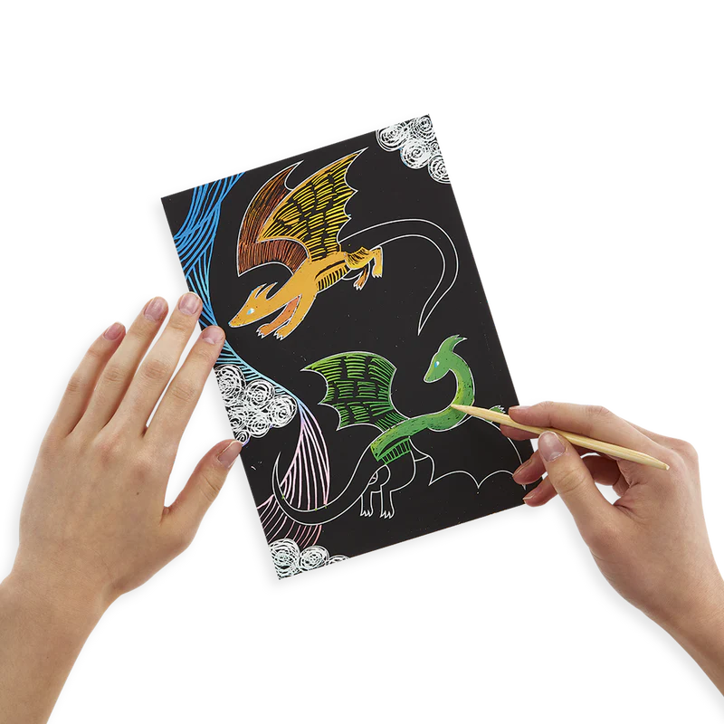 SCRATCH & SCRIBBLE - FANTASTIC DRAGONS