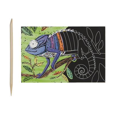 MINI SCRATCH & SCRIBBLE ART KIT: JUNGLE FUN