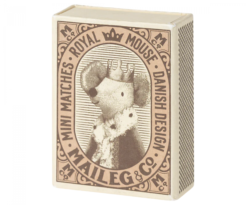 SLEEPY WAKEY, BABY MOUSE IN MATCH BOX- ROSE