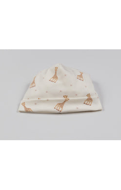 Sophie La Girafe Print Hat - Ecru