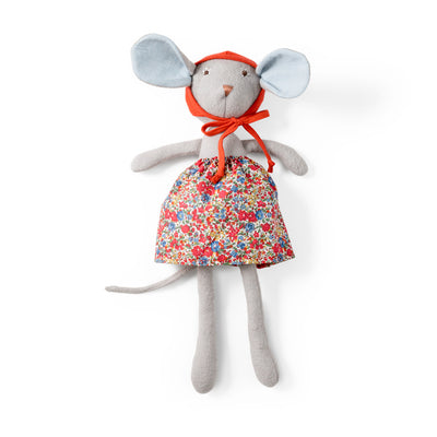 Catalina Mouse in Hedgcrow Skirt and Bonnet