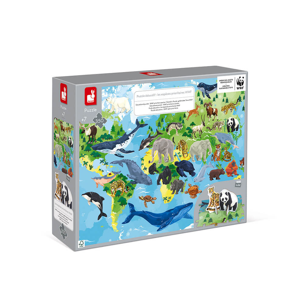 350-PIECE PRIORITY SPECIES EDUCATIONAL PUZZLE
