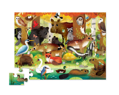 36 PIECE FLOOR PUZZLE - FOREST FRIENDS