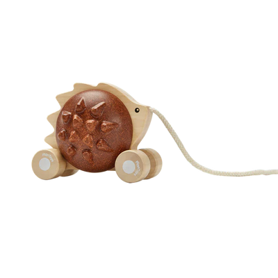 PULL ALONG HEDGEHOG - BROWN