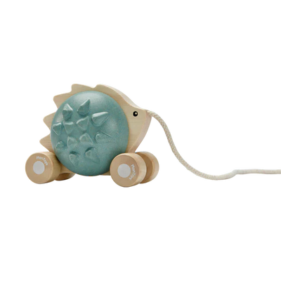 PULL ALONG HEDGEHOG - BLUE