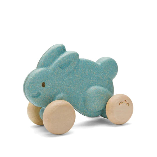 PUSH ALONG BUNNY - BLUE