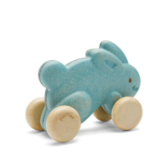 PUSH ALONG BUNNY - BLUE