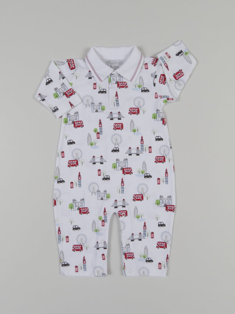 Red Bus Tour Playsuit