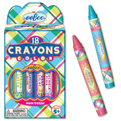 PLAID CRAYONS S/18