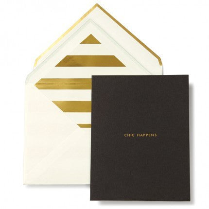 CHIC HAPPENS GREETING CARD