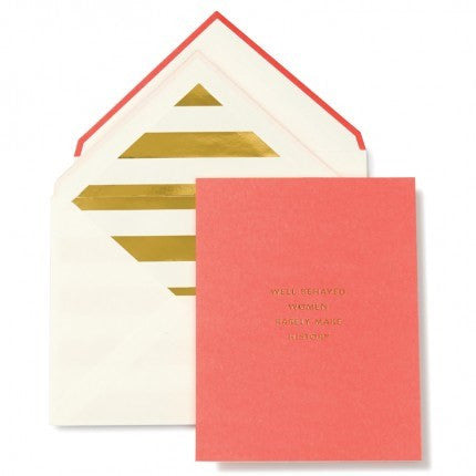 MAKE HISTORY GREETING CARD