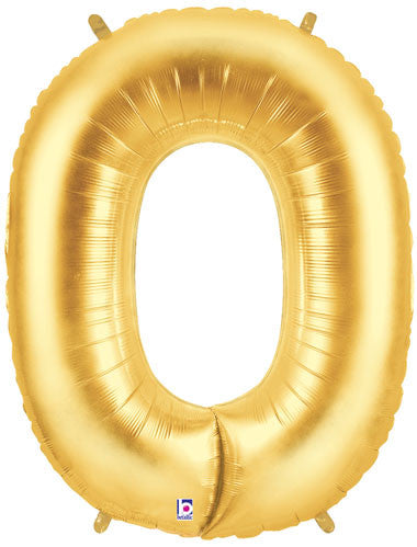 '0' GOLD FOIL BALLOON