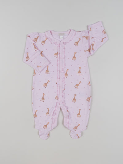 Sophie La Girafe Footie - Pink