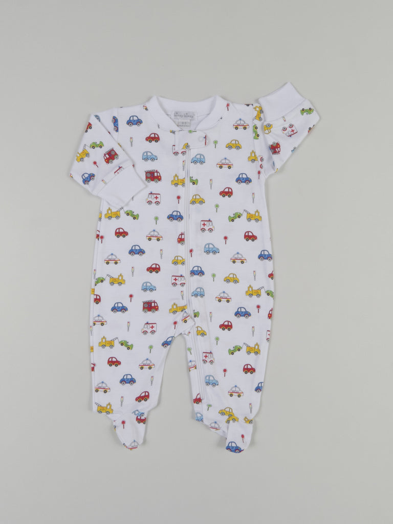 Rush Hour Zipper Footie