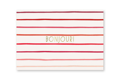 PARIS STREET STYLE NOTECARDS: BONJOUR!