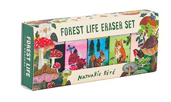 FOREST LIFE ERASER SET