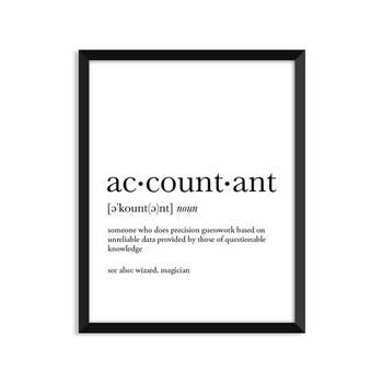 ACCOUNTANT ART PRINT