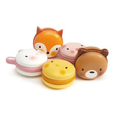 ANIMAL MACARONS WOODEN TOY SET