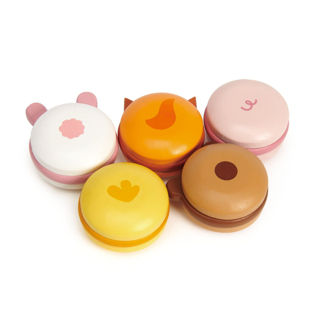 ANIMAL MACARONS WOODEN TOY SET