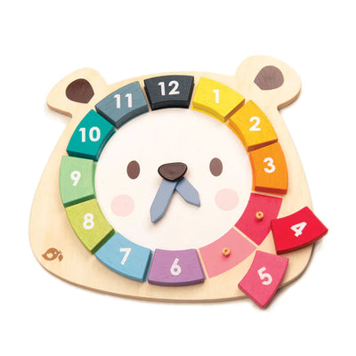 BEAR COLORS CLOCK