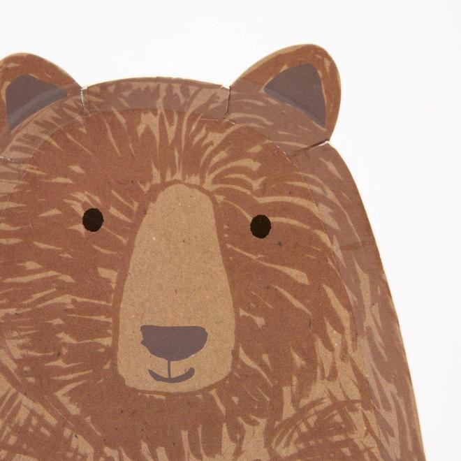 BROWN BEAR PLATES
