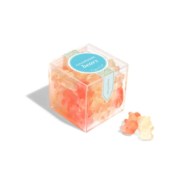CHAMPAGNE BEARS - SMALL CUBE