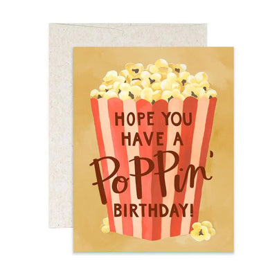 BIRTHDAY POPCORN GREETING CARD