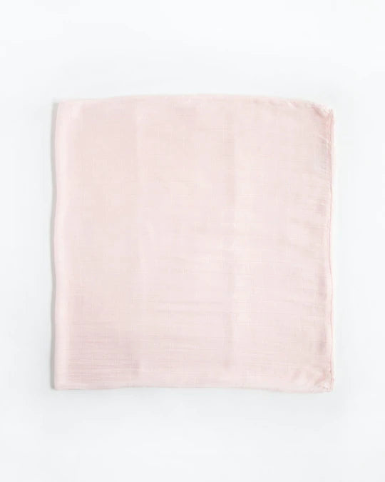 DELUXE MUSLIN SWADDLE BLANKET - BLUSH