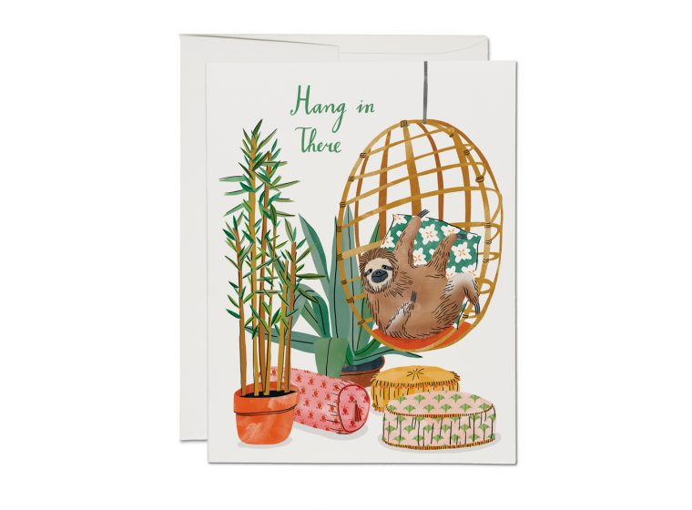 CHAIR SLOTH CARD