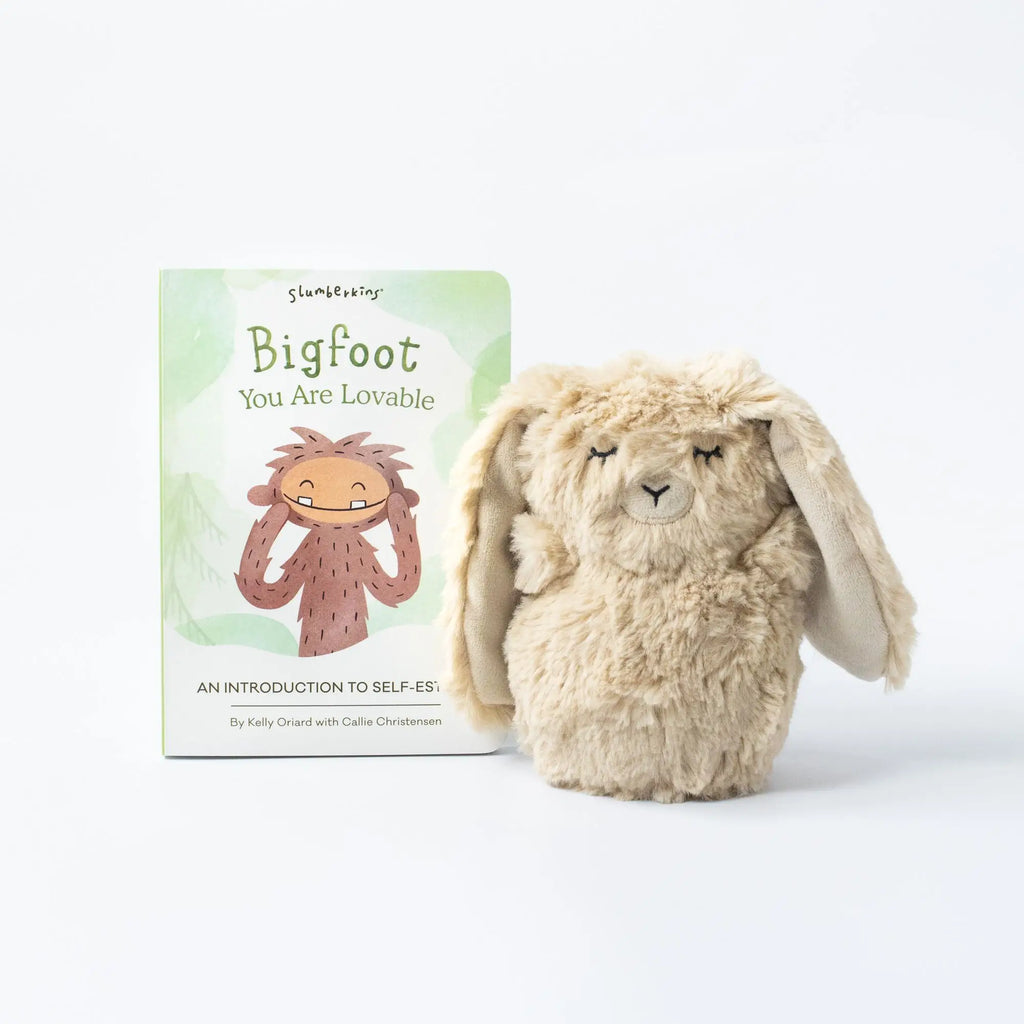 TAN BUNNY MINI & BIGFOOT INTRO BOOK - SELF ESTEEM