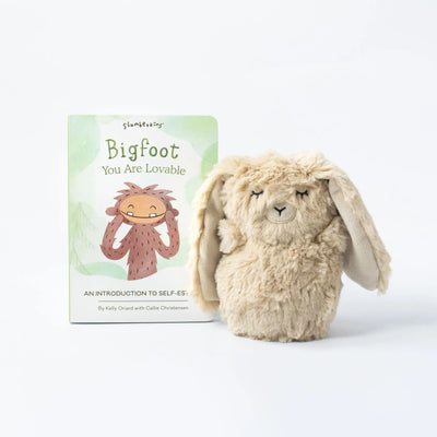 TAN BUNNY MINI & BIGFOOT INTRO BOOK - SELF ESTEEM