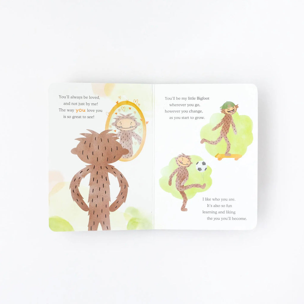 TAN BUNNY MINI & BIGFOOT INTRO BOOK - SELF ESTEEM