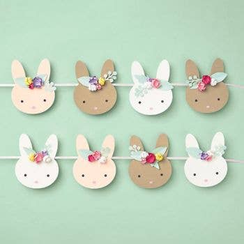 BUNNY FLORAL CROWN KIT