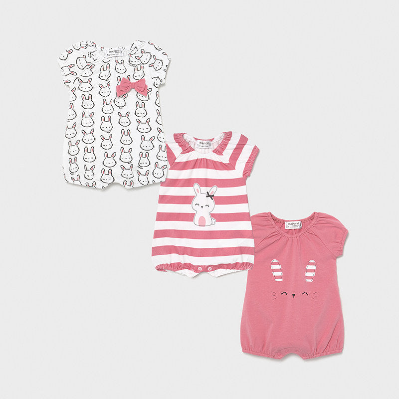 BUNNY KNIT ONESIES NEWBORN GIRL